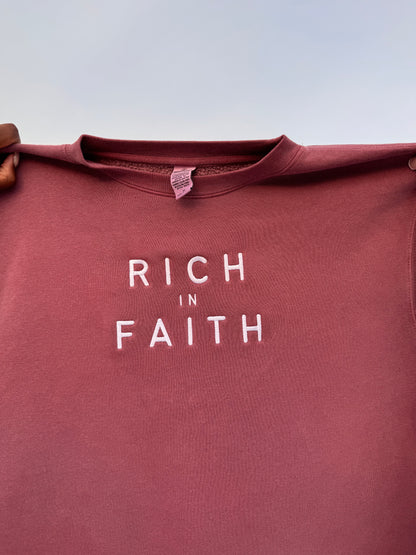 Rich In Faith Crewneck