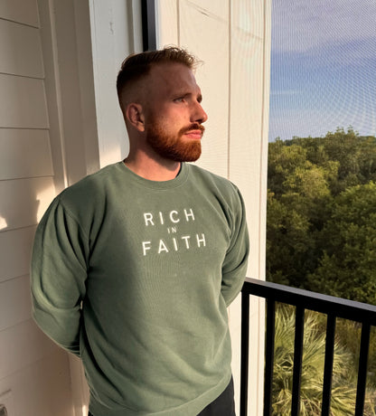 Rich In Faith Crewneck